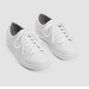 Eileen Fisher Cal Washed Leather Sneaker